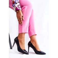 Sergio Leone Escarpins Classiques En Cuir Magiquement Noir Le Noir