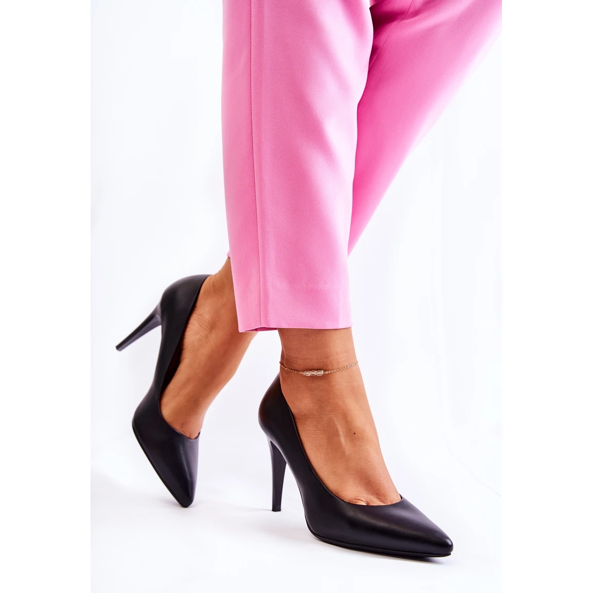 Sergio Leone Escarpins Classiques En Cuir Magiquement Noir Le Noir – Image 3