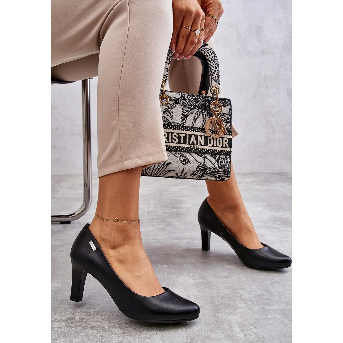 Sergio Leone Escarpins Femme Noir Orsola Le Noir – Image 2