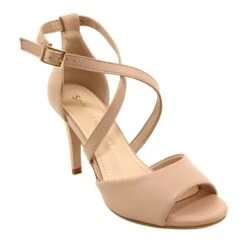 Sergio Leone Sandales Ă La Mode On A Pin Beige Nude SK431 Loressa Rose