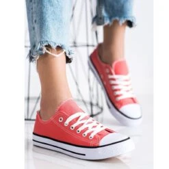 SHELOVET Baskets Corail Rose