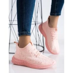 SHELOVET Baskets En Textile Roses