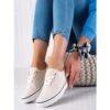 SHELOVET Baskets Femme Beige