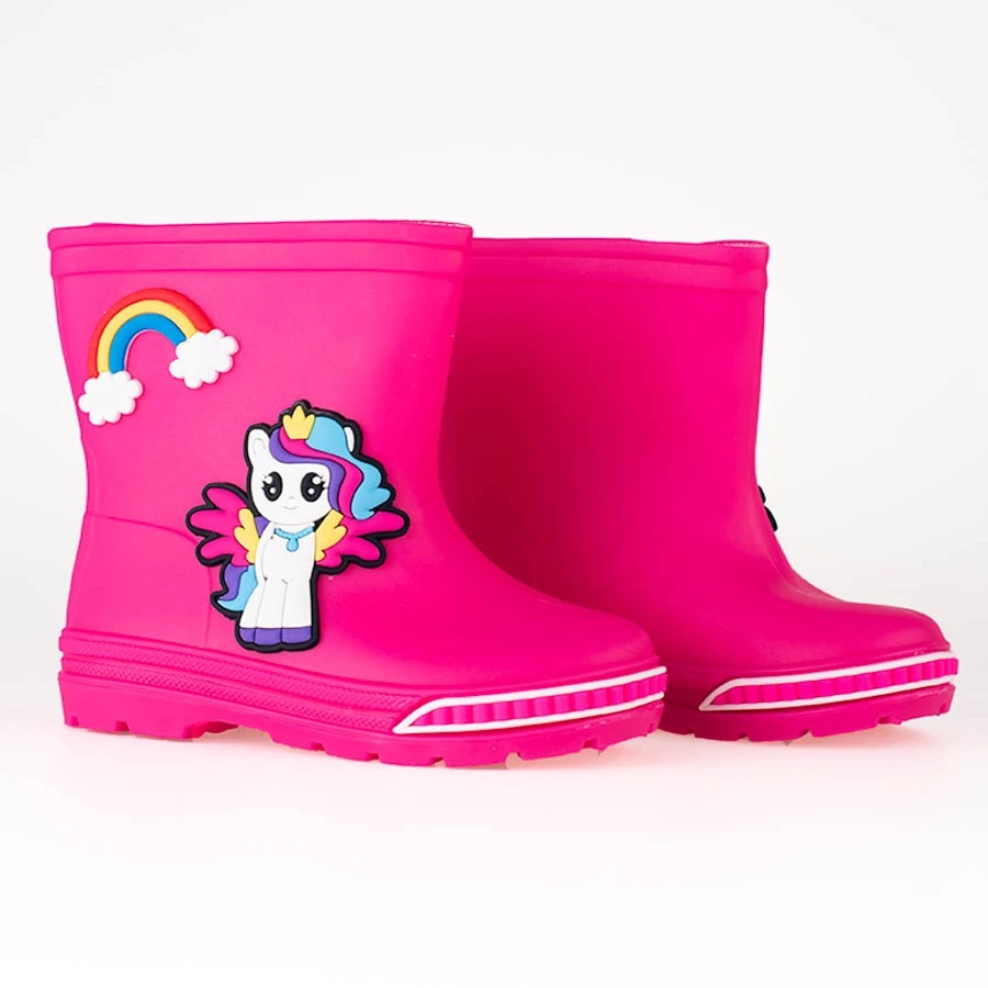 Shelovet Bottes De Pluie Basses Filles Rose