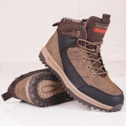 SHELOVET Bottes Hautes Marron Homme Brun