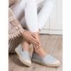 SHELOVET Espadrilles Matelassées Gris