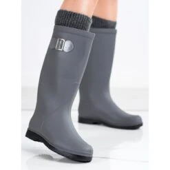 SHELOVET Matt Galoches Avec Boucle Gris