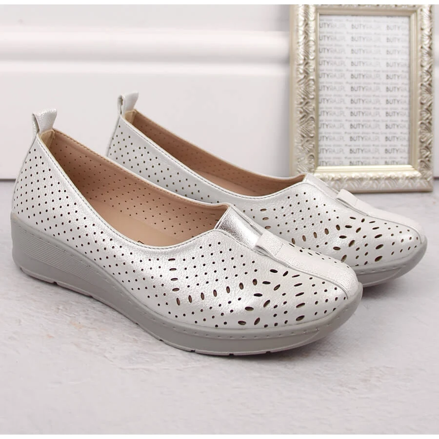 Slip-on Argent Ajouré Femme Jezzi RMR1840-13