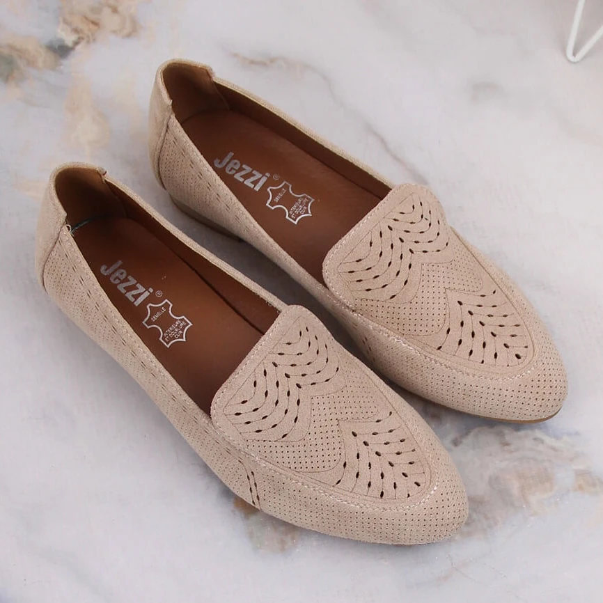 Slip-on Confortables En Cuir Suédé Beige S.Barski LR29515 – Image 11