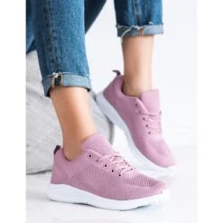 SUPER COOL Baskets Ajourées Légères Rose