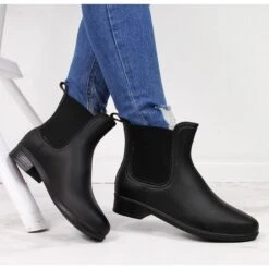 T.Sokolski Galoches Femme Jodhpur Noir Mat T. Sokolski Le Noir