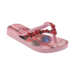 Tongs Coccinelle Ipanema 26123 Rose Le Noir Rouge