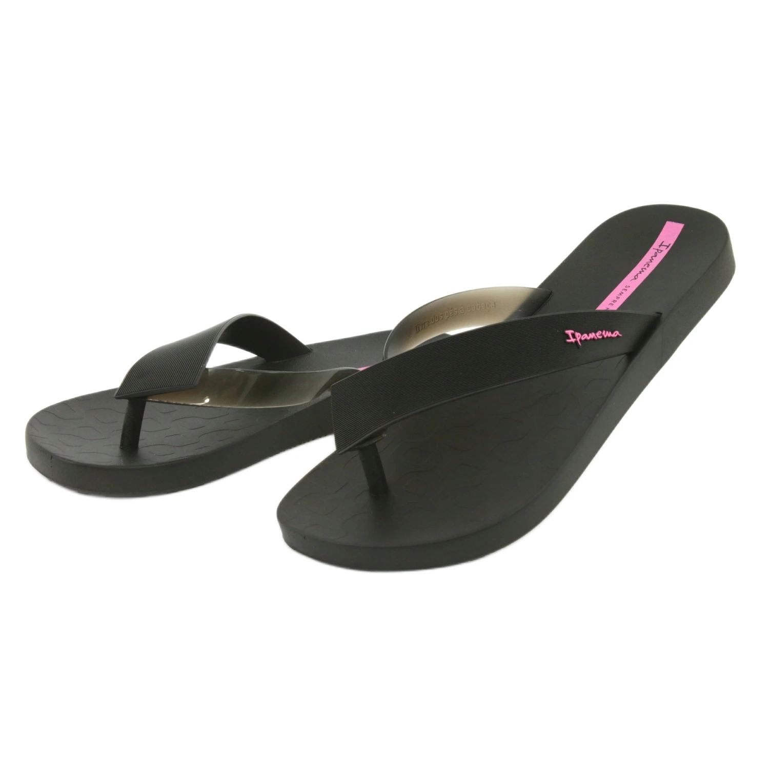 Tongs Femme Ipanema 26445 Le Noir Rose – Image 3