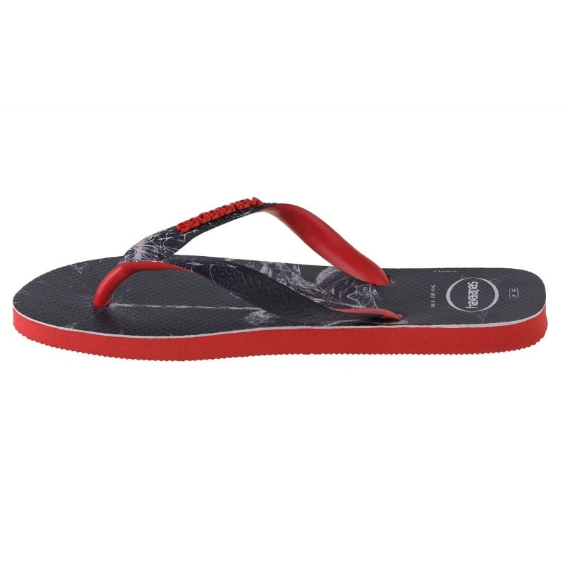 Tongs Havaianas Top Marvel Premium 4147155-2090 Le Noir Rouge