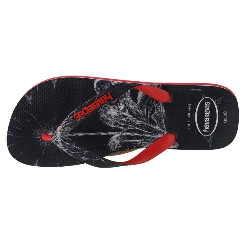 Tongs Havaianas Top Marvel Premium 4147155-2090 Le Noir Rouge – Image 2