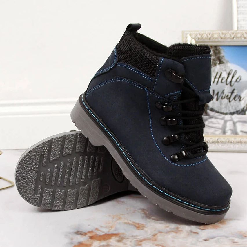 Trappeur Garçon Avec Bleu Marine Chaud Kornecki 6737 – Image 2