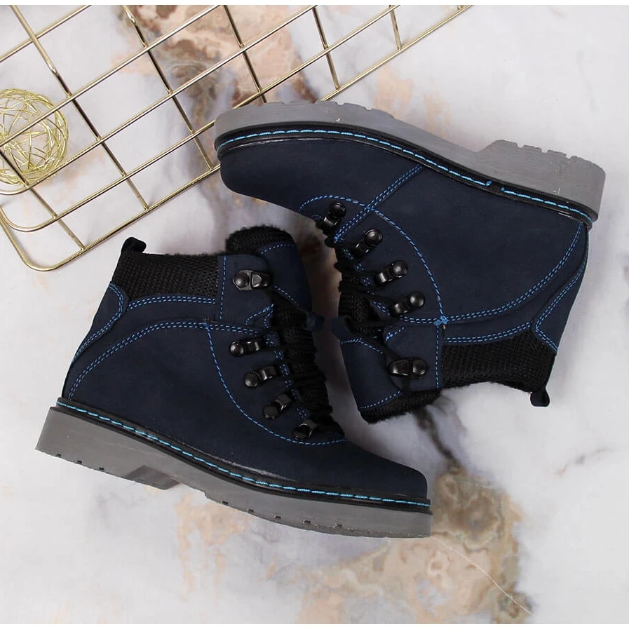 Trappeur Garçon Avec Bleu Marine Chaud Kornecki 6737 – Image 3