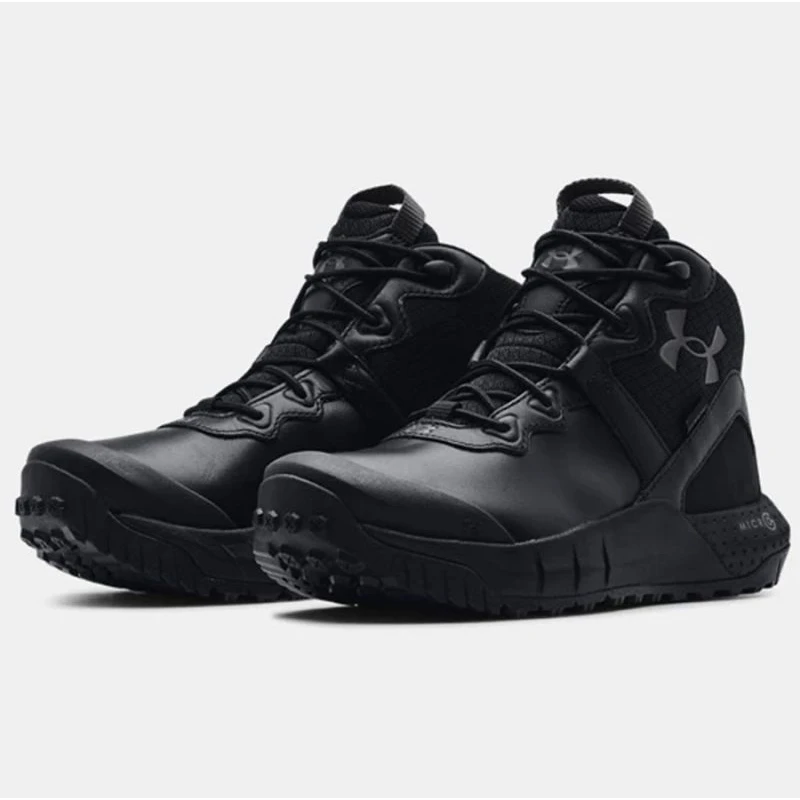 Under Armour Chaussures W Mg Valsetz Mid Lthr Wp W 3024335 001 Le Noir – Image 2