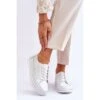 Vinceza Chaussures De Sport En Cuir Pour Femme Baskets Blanc Elami Blanche