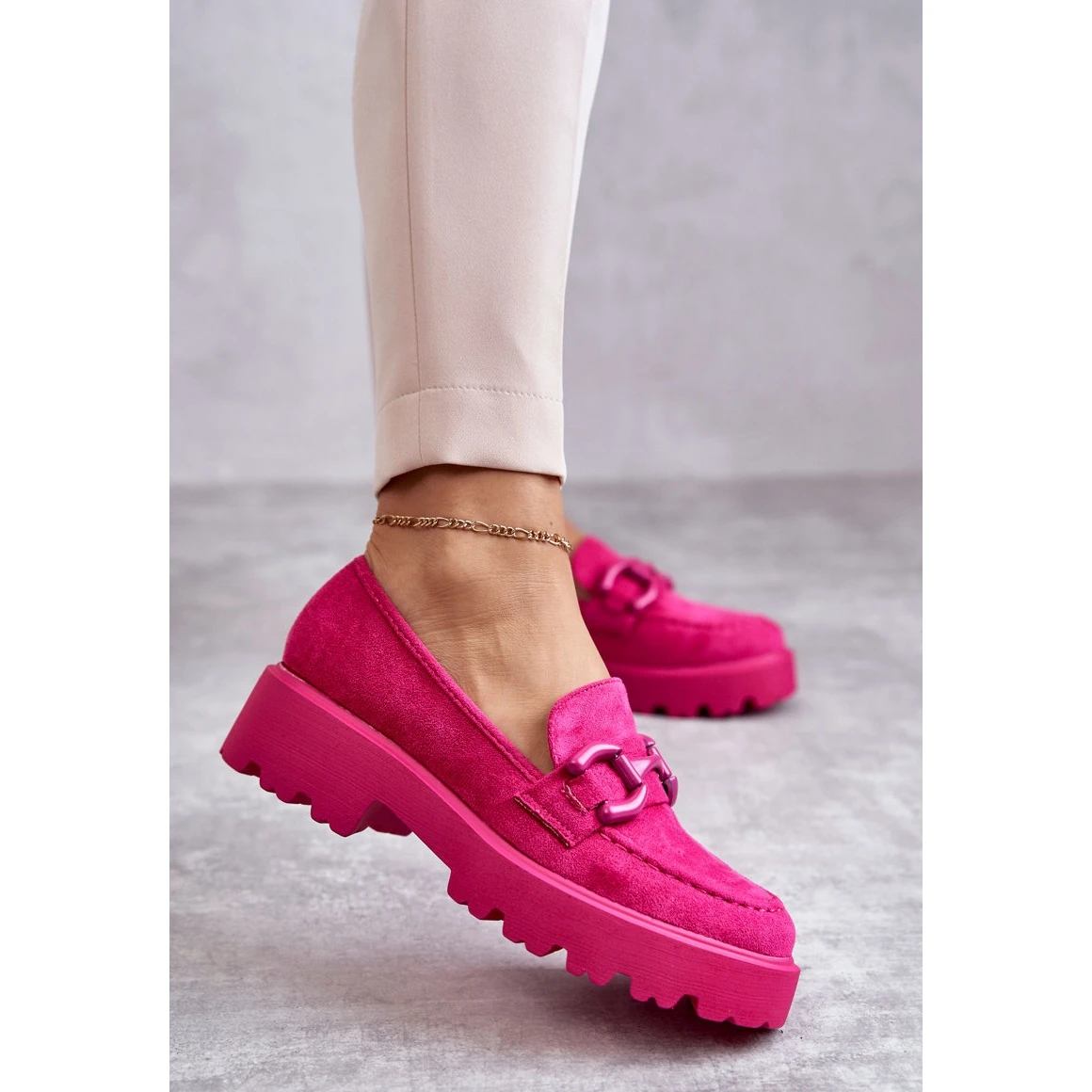 Vinceza Chaussures En Daim Pour Femmes Sur La Plate-forme Rose Gunn