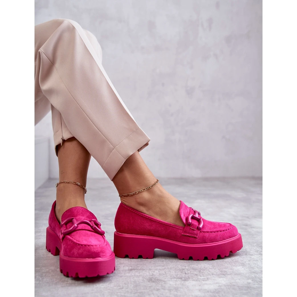 Vinceza Chaussures En Daim Pour Femmes Sur La Plate-forme Rose Gunn – Image 7