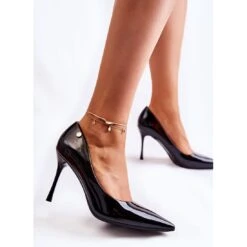 Vinceza Escarpins Classiques Lerisa Noirs Laqués Le Noir