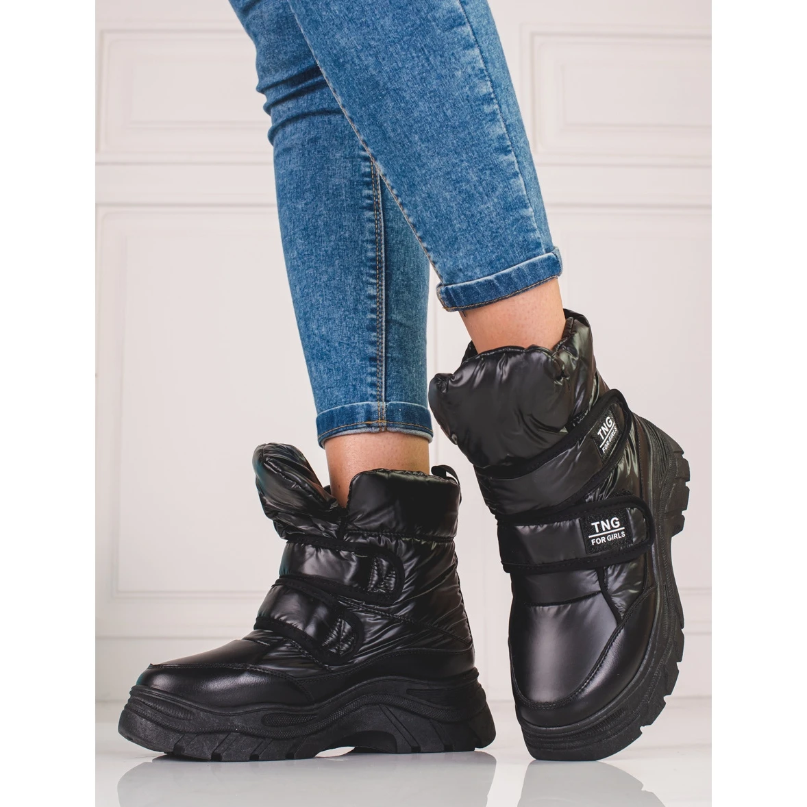 W. Potocki Bottes De Neige Chaudes Pour Femmes De Potocki Le Noir – Image 2