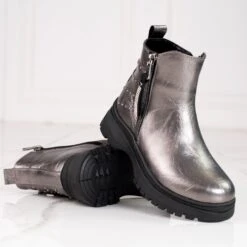 W. Potocki Chaussures Pour Filles Potocki Argent