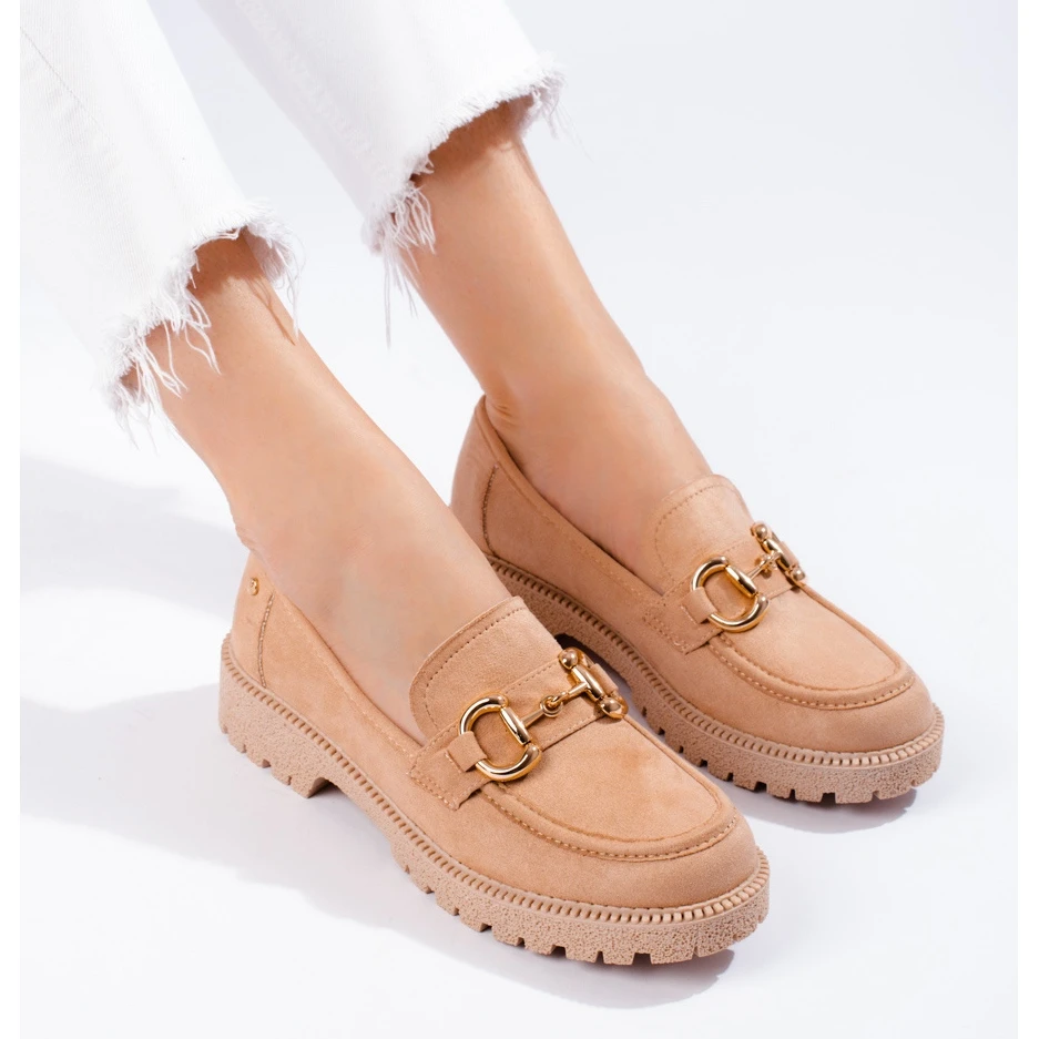 W. Potocki Mocassins En Daim Beige Potocki – Image 3