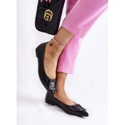 WS1 Ballerine Avec Ornement En Noir Simone Spitz Le Noir